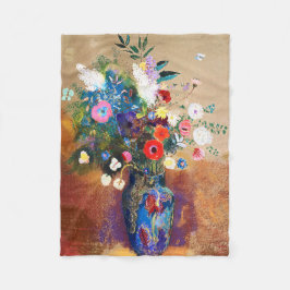 Flowers Bouquet av Odilon Redon Fleecefilt