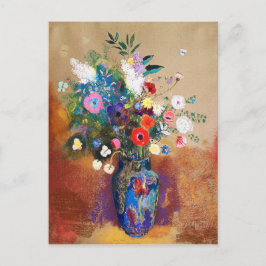 Flowers Bouquet av Odilon Redon Vykort