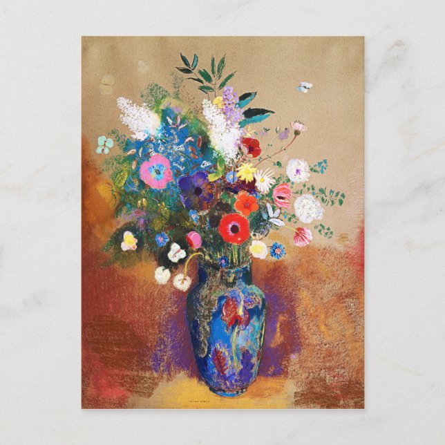 Flowers Bouquet av Odilon Redon Vykort (Framsida)