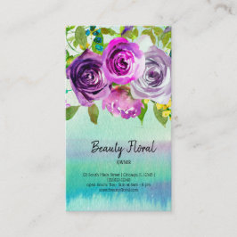 Flowers Bouquet Florist Visitkort