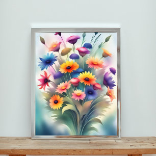 Flowers Bouquet Fototryck