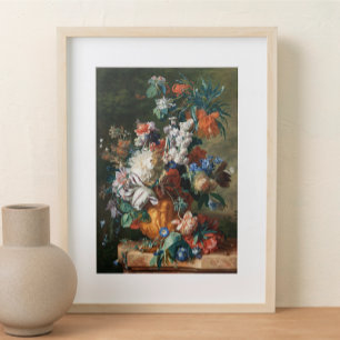 Flowers Bouquet i Urn Jan van Huysum Poster