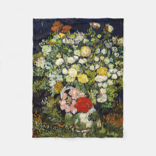 Flowers Bouquet i Vas av Vincent Van Gogh Fleecefilt