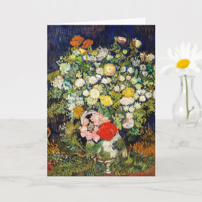 Flowers Bouquet i Vas av Vincent Van Gogh Kort (Liten växt)
