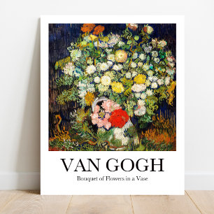 Flowers Bouquet i Vas av Vincent van Gogh Poster