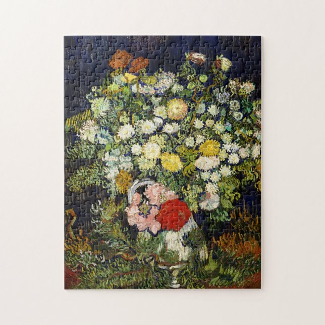 Flowers Bouquet i Vas av Vincent Van Gogh Pussel (Vertikal)