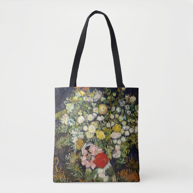 Flowers Bouquet i Vas av Vincent Van Gogh Tygkasse (Framsida)