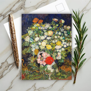 Flowers Bouquet i Vas av Vincent Van Gogh Vykort