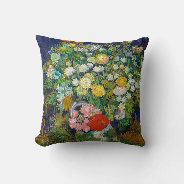 Flowers Bouquet i Vas, Van Gogh Kudde (Framsida)
