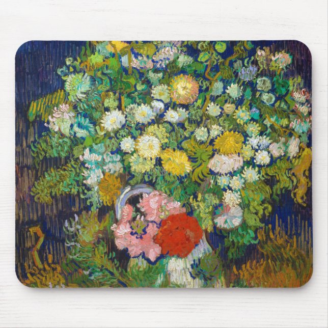 Flowers Bouquet i Vas, Van Gogh Musmatta (Framsidan)