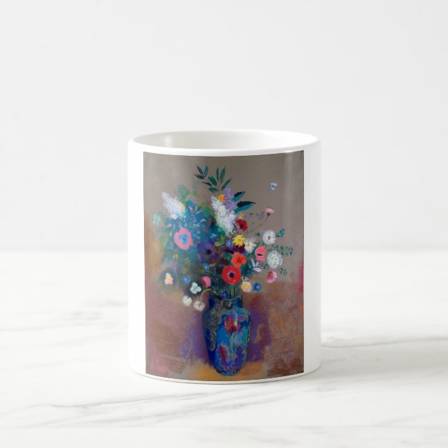 Flowers Bouquet, Redon Kaffemugg (Center)