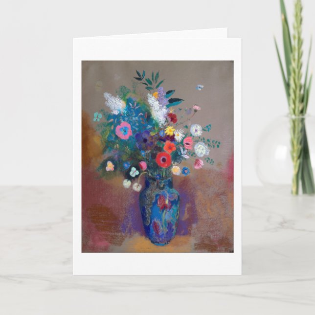 Flowers Bouquet, Redon Kort (Framsida)