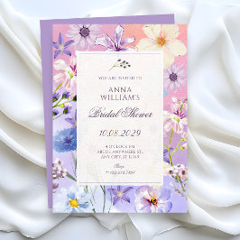 Flowers bridal shower inbjudningar