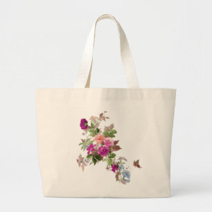 Flowers & Butterfly l Garden of Happity Jumbo Tygkasse