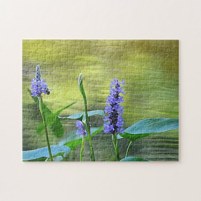 Flowers by Pond Pussel (Horisontell)