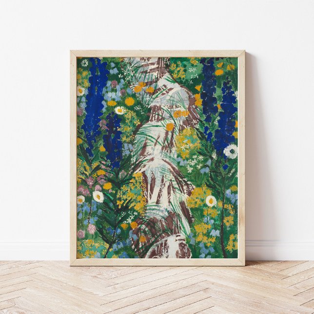 Flowers by The Stream | August Babberger Poster (Skapare uppladdad)