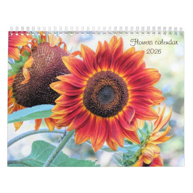 Flowers calendar 2026  kalender (Omslag)