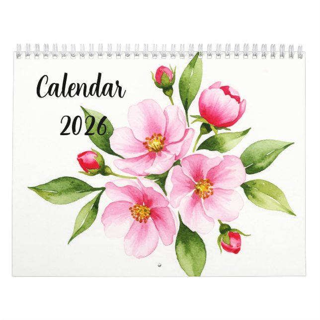 Flowers Calendar Kalender (Omslag)
