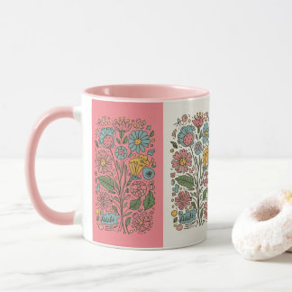 flowers coffee mug mugg