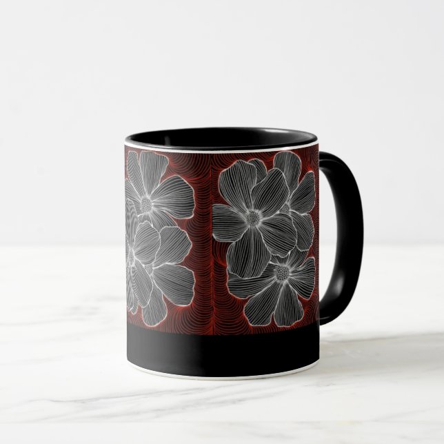 flowers coffee mug mugg (Framsida höger)