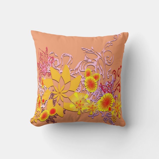 Flowers Dekoration American Mojo Pillow Kudde (Framsida)