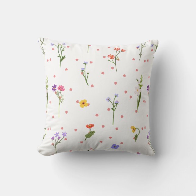 Flowers Dekorativ kudde (Framsida)