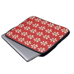 Flowers Electronics Bag Laptop Fodral