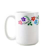 Flowers Ethnic Embroidery Mugg