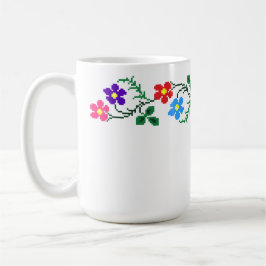 Flowers Ethnic Embroidery Mugg