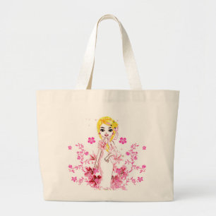 Flowers Fairy Bag Jumbo Tygkasse