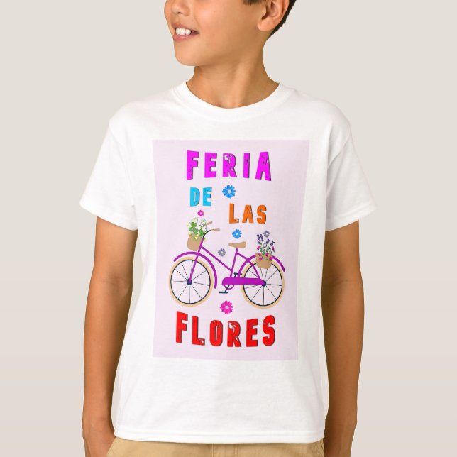 Flowers Festival juli Medellin Feria De Las Flores T Shirt (Framsida)