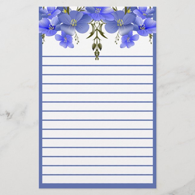 Flowers FL18 Stationery Brevpapper (Framsida)