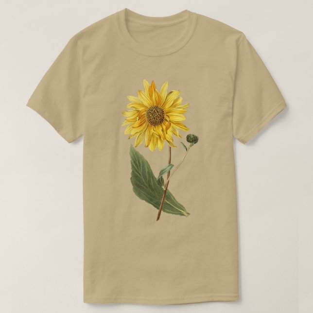 Flowers Garden Sunflowers Yellow Sunflower  T Shirt (Design framsida)