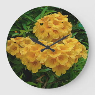 Flowers Gult Tropical Ginger Thomas Stor Klocka