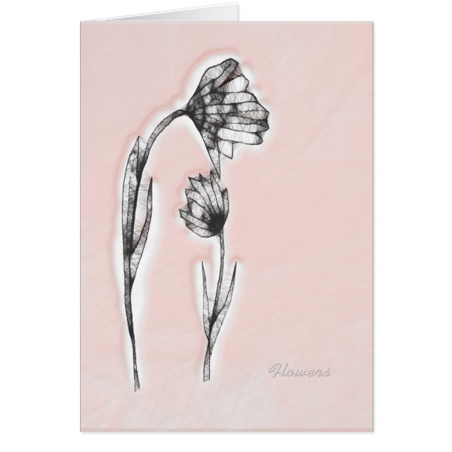 Flowers Hälsningskort (Framsidan)