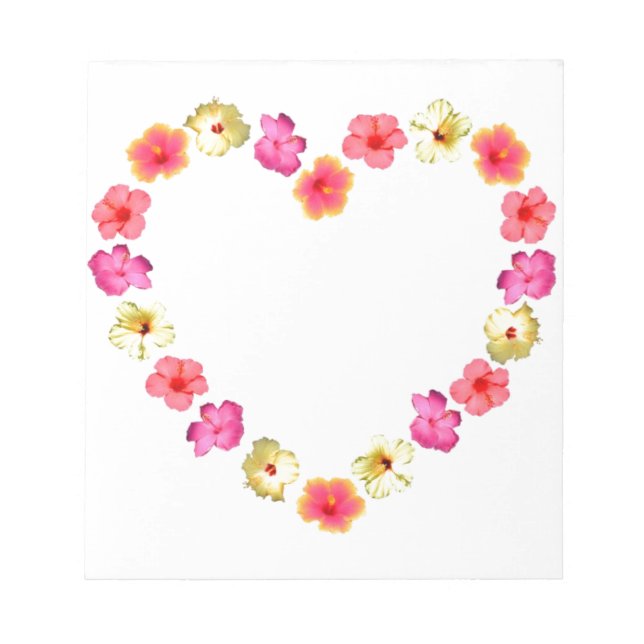 Flowers hjärta anteckningsblock (Framsida)