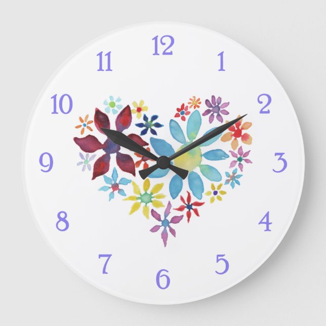 Flowers hjärta stor klocka (Framsida)