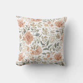 Flowers Line Mönster Pillowcase Kudde