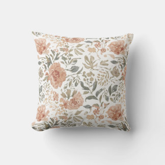 Flowers Line Mönster Pillowcase Kudde