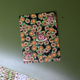 Flowers lycklig Snigel Vykort