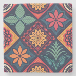 Flowers Magic Mönster Stenunderlägg