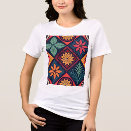 Flowers Magic Mönster T Shirt