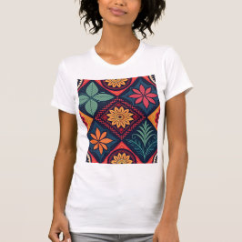 Flowers Magic Mönster T Shirt