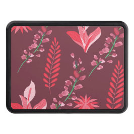 Flowers mönster dragkroksskydd