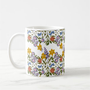 Flowers Mönster Kaffemugg