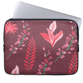 Flowers mönster laptop fodral