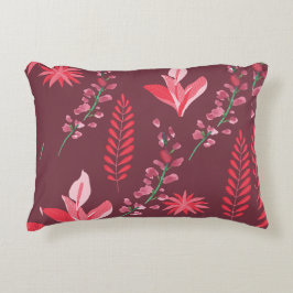 Flowers mönster prydnadskudde