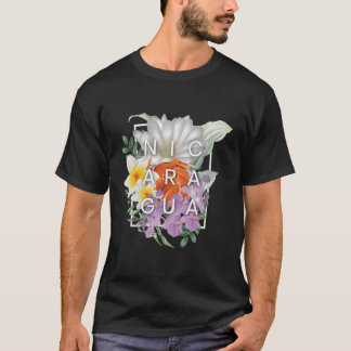 Flowers Nicaragua Ord Art Nicaraguan-Pridet T Shirt