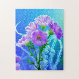 Flowers och Jellyfish Nettles Pussel