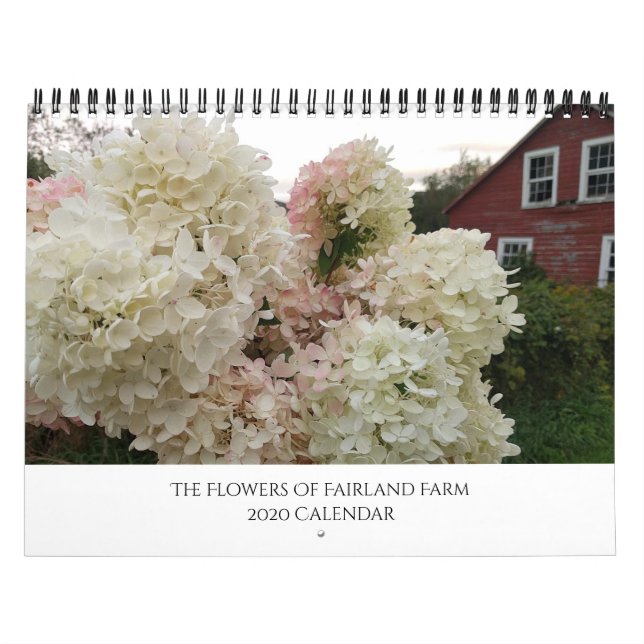 Flowers of Fairland Farm, Vermont 2020 Kalender (Omslag)